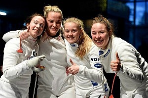 Mannschafts-Europameister der Juniorinnen im Damendegen 2015